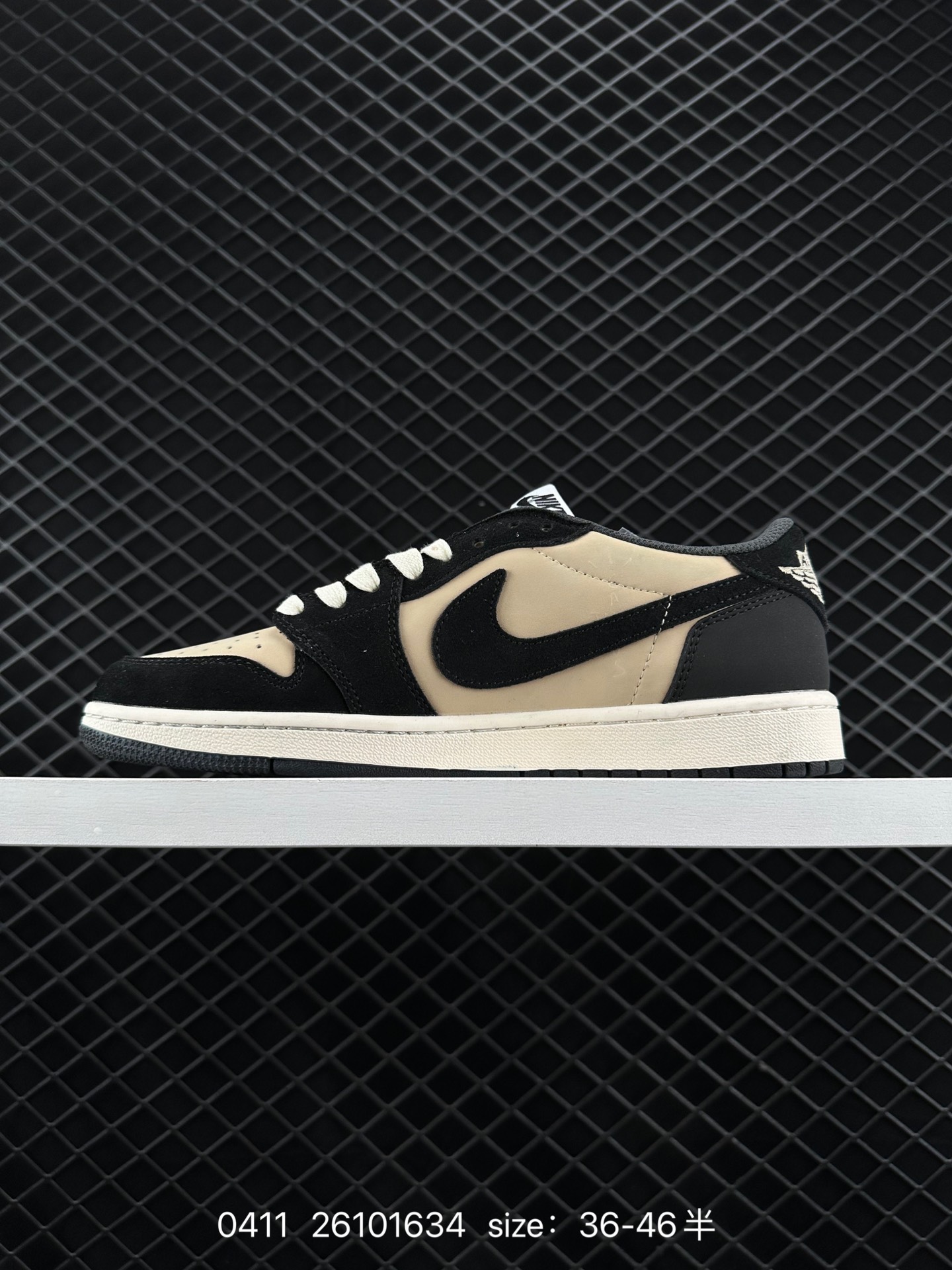 fragment design x Travis Scott x Nike Air Jordan 1 Low OG SP”Black/Green Toe“